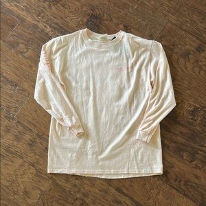 Light Peach Long Sleeve Shirt